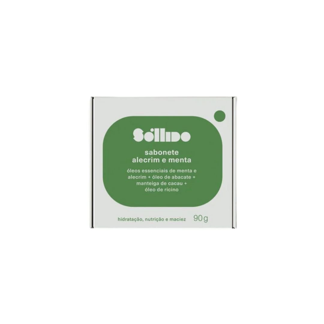 Sabonete Menta e Alecrim 90g - Sóllido