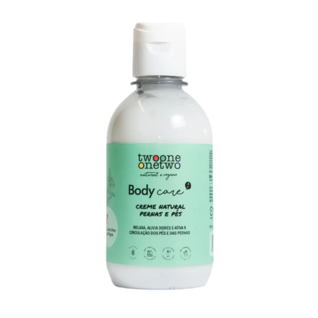 Creme Refrescante Pernas e Pés Alecrim e Hortelã 250g - Twoone Onetwo