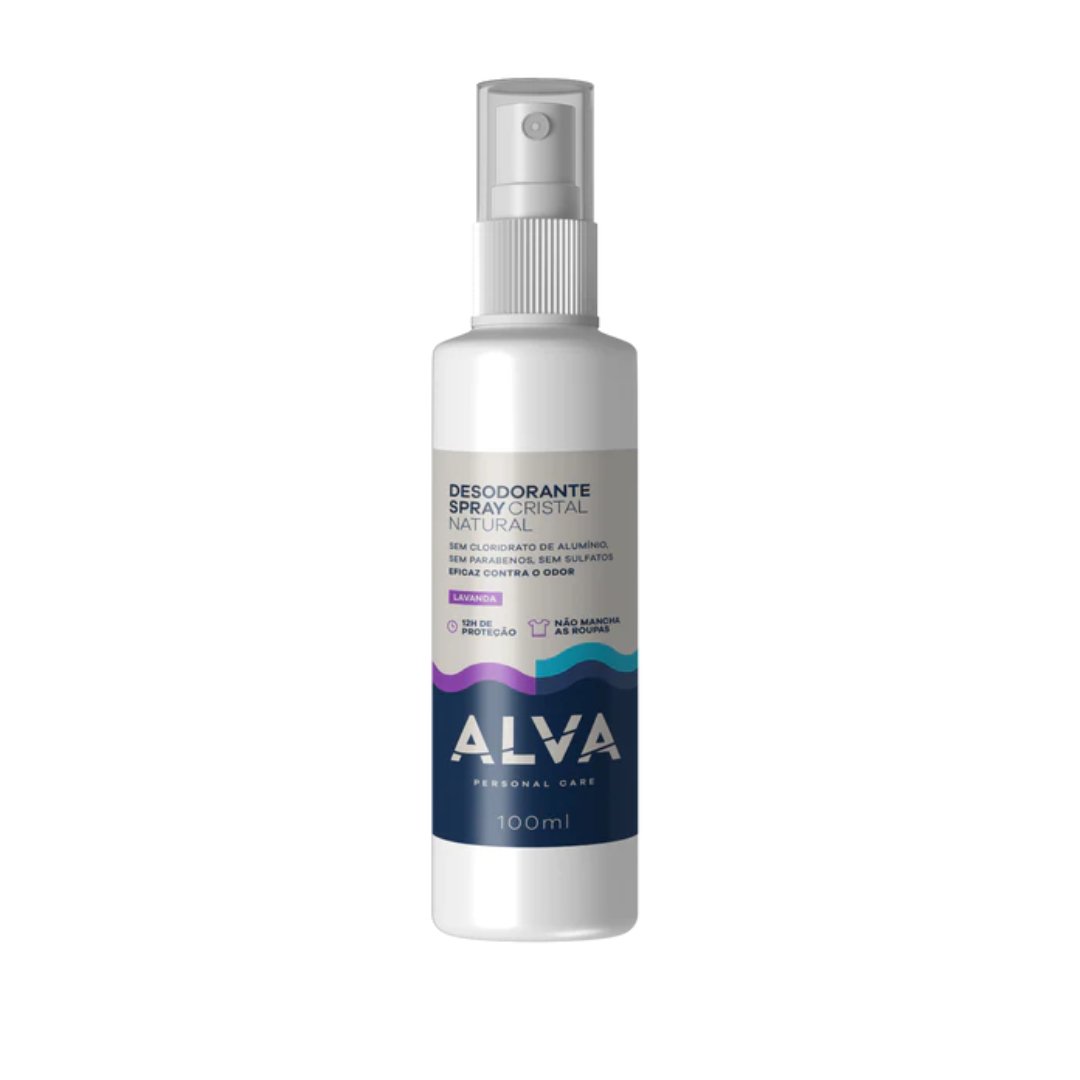 Desodorante Spray Cristal Lavanda 100ml - Alva