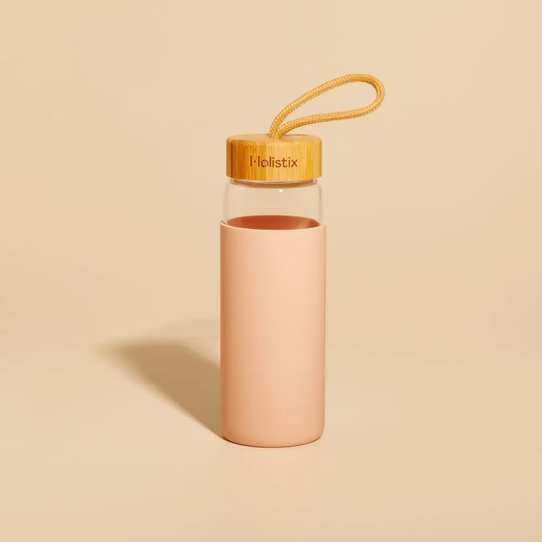 Garrafa de Vidro Rosa - Holistix