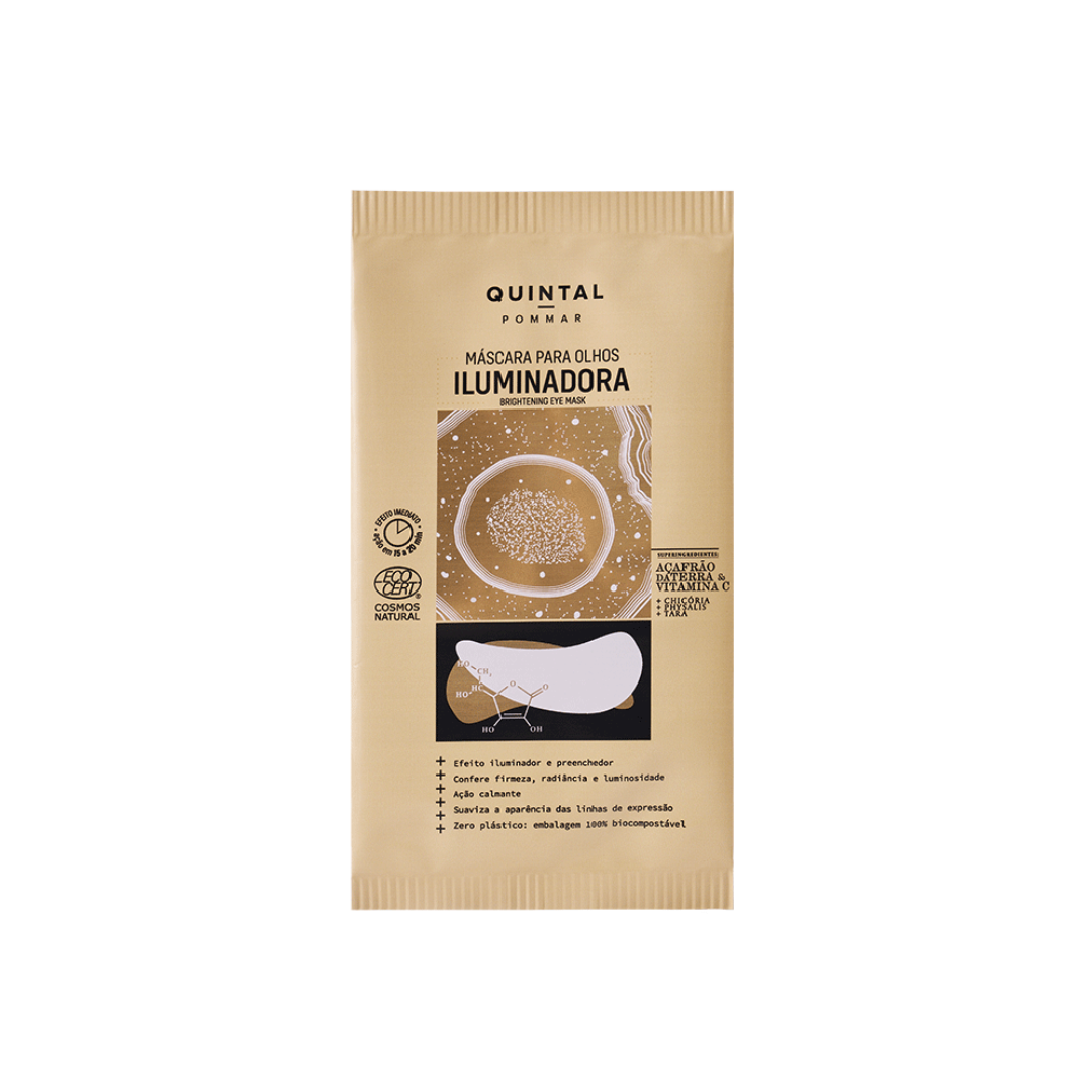 Máscara para Olhos Iluminadora 2 UN - Quintal Dermocosméticos