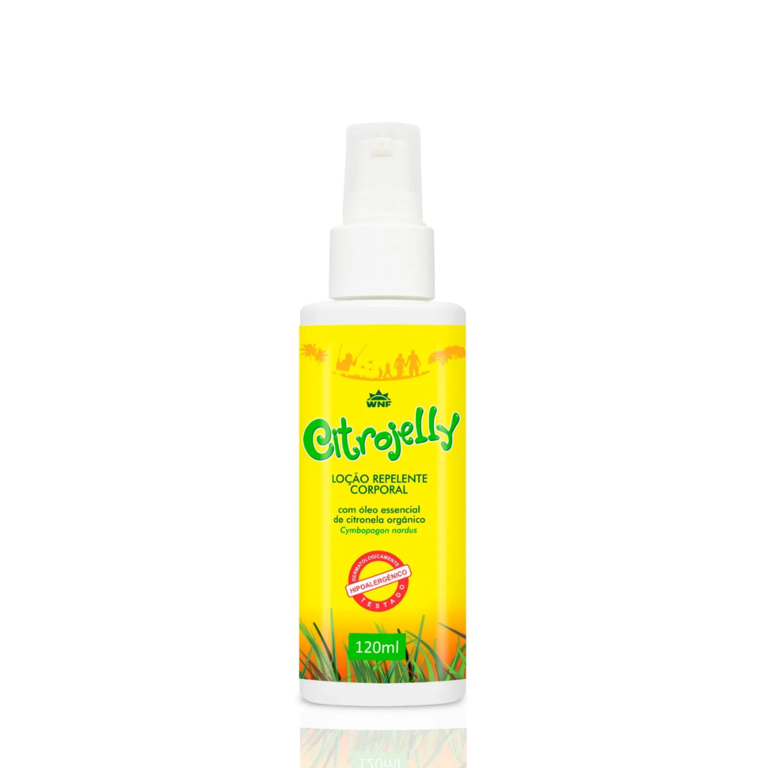 Loção Repelente Corporal Citrojelly 120ml - WNF