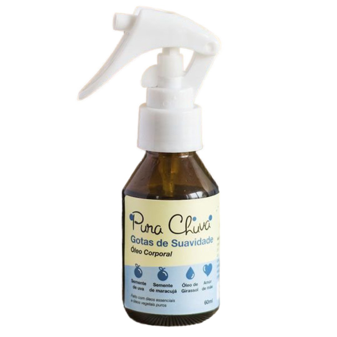 Óleo Corporal Gotas de Suavidade 60ml - Pura Chuva