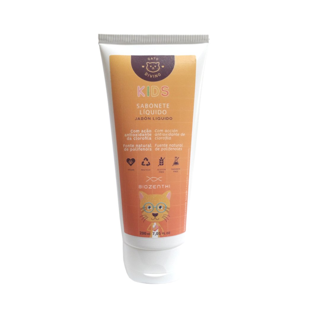 Sabonete Líquido Gato Divino Kids 200ml - Biozenthi