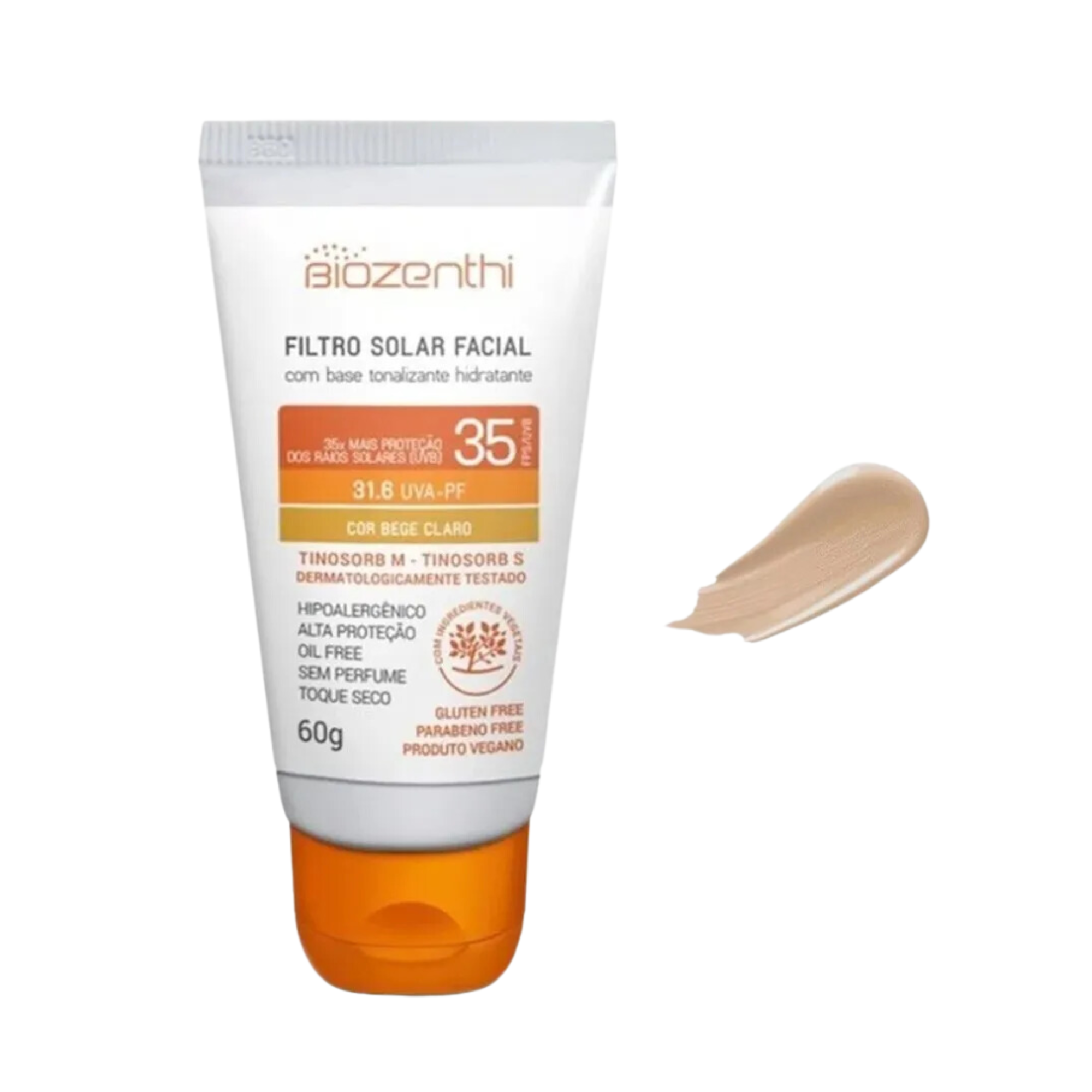 Filtro Solar Facial FPS35 60g - Biozenthi