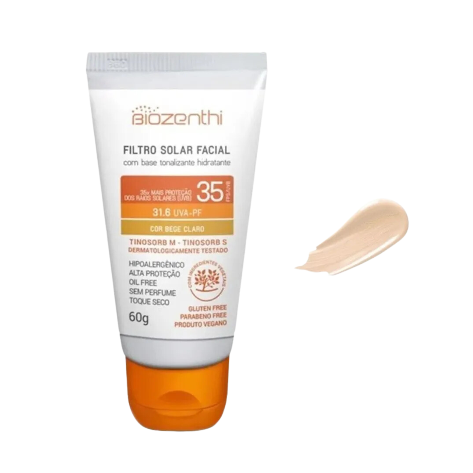 Filtro Solar Facial FPS35 60g - Biozenthi