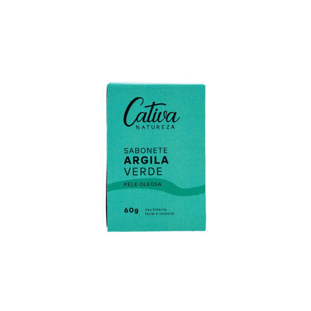 Sabonete Argila Verde 60g - Cativa