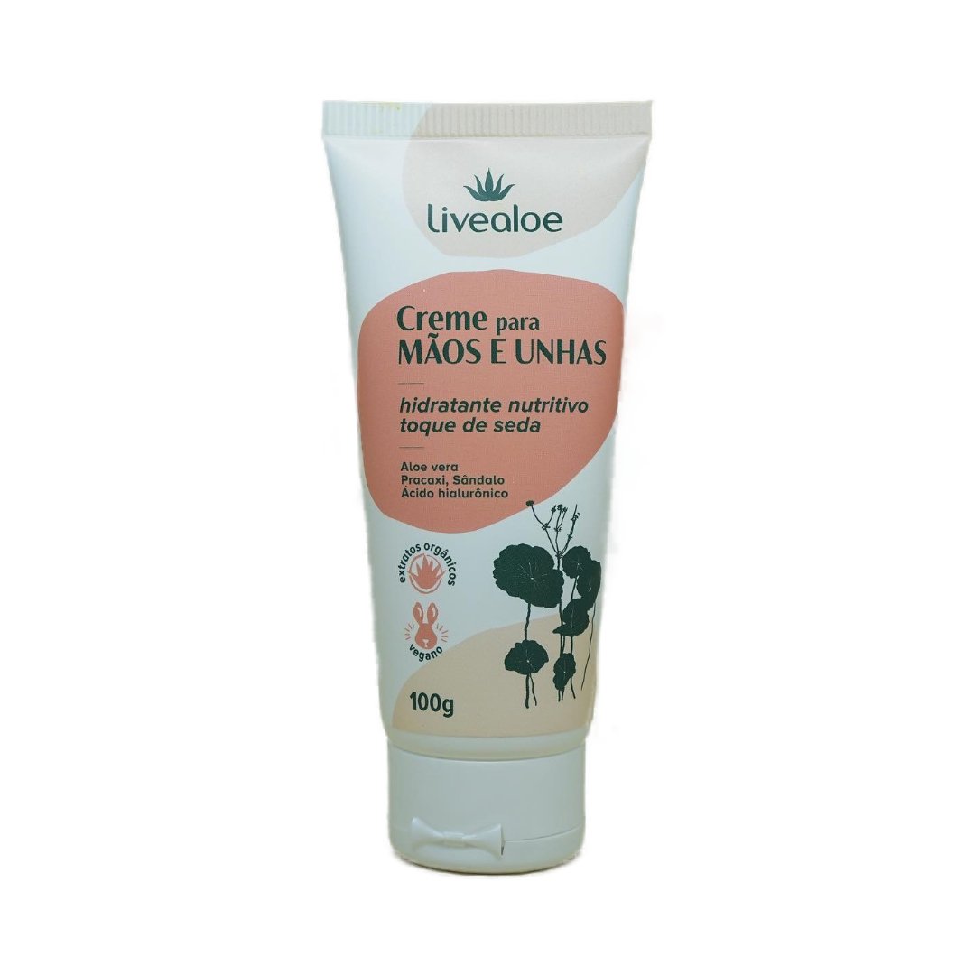 Creme para Mãos e Unhas 100g - Livealoe