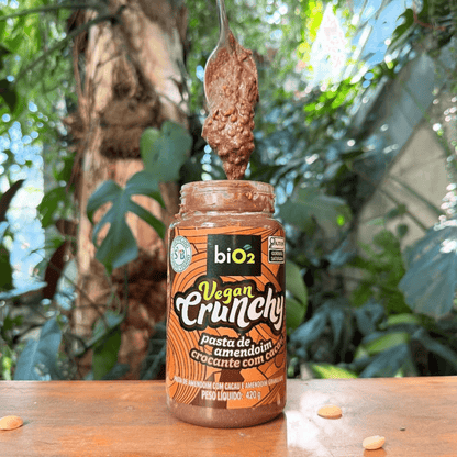 Vegan Crunchy Pasta de Amendoim Crocante com Cacau 420g - biO2