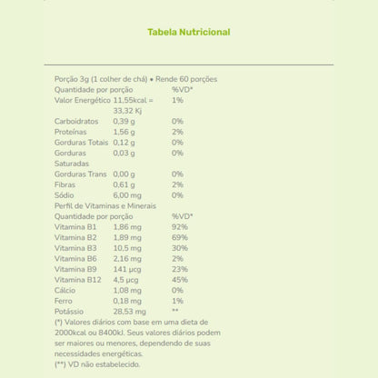 Levedura Nutricional em Flocos 180g - Souly