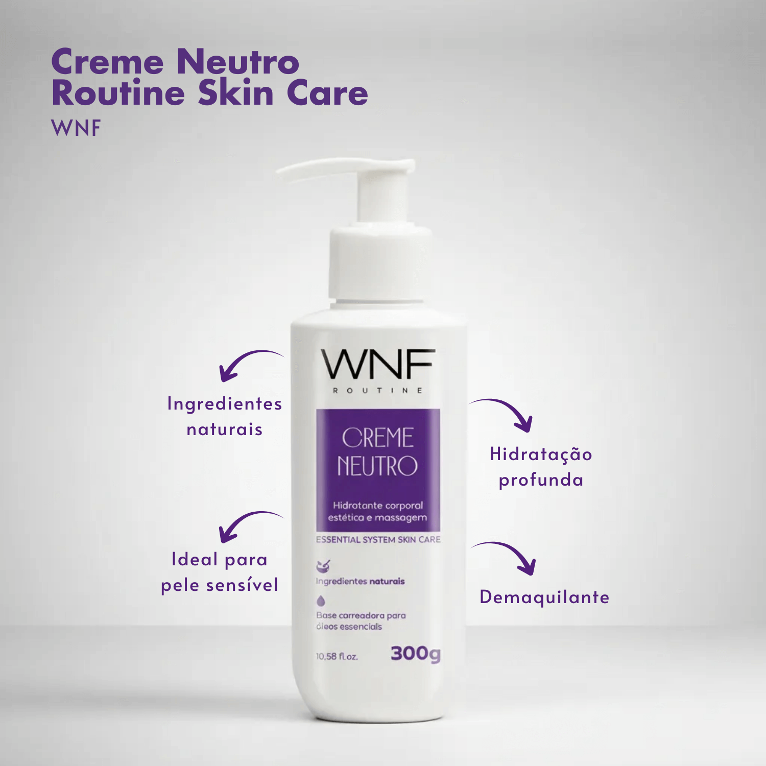 Creme Neutro Routine Skin Care 300g - WNF