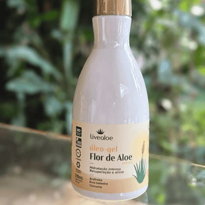 Óleo-Gel Flor de Aloe 210ml - Livealoe