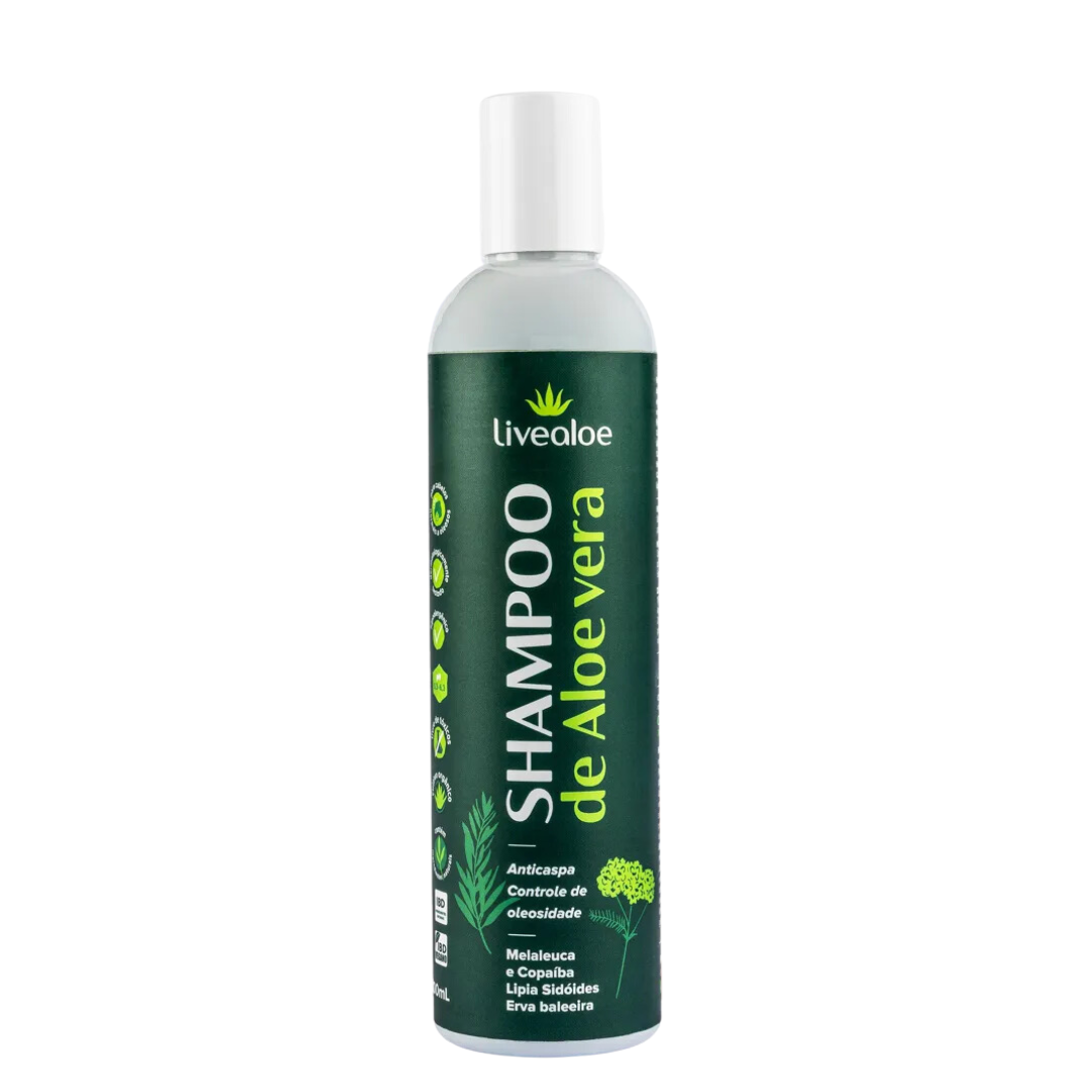 Shampoo de Aloe Vera 300ml - Livealoe