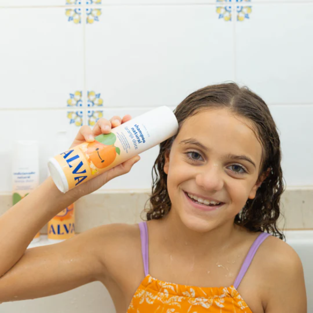 Shampoo Infantil Laranja Doce e Baunilha 250ml - Alva