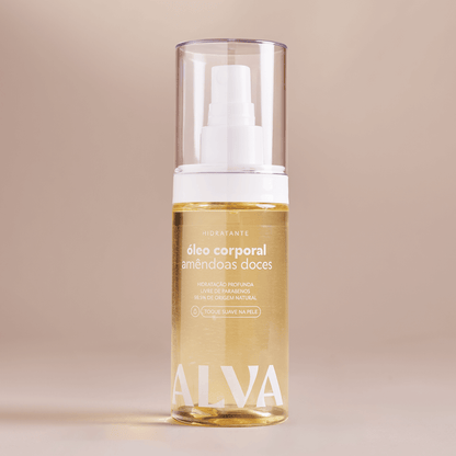 Óleo Corporal Hidratante de Amêndoa Doce 100ml - Alva