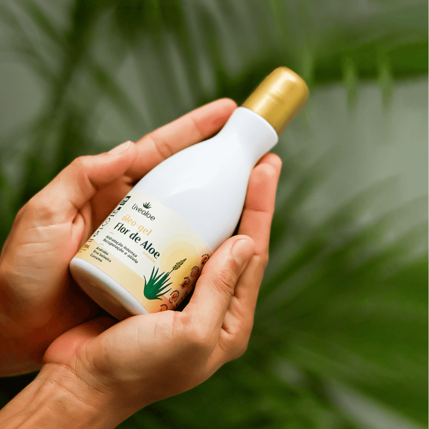 Óleo-Gel Flor de Aloe 210ml - Livealoe