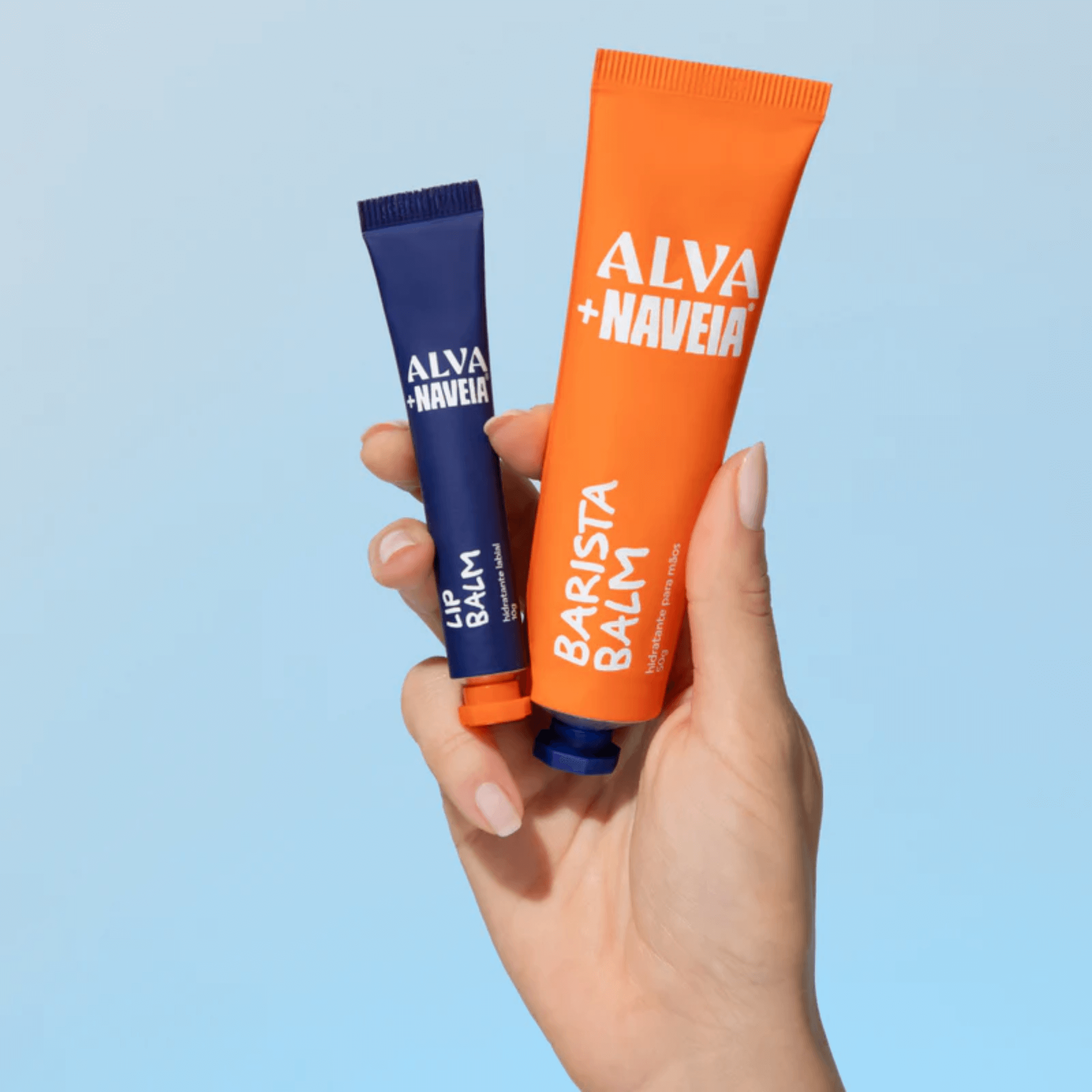 Kit Lip Balm e Barista Balm Collab Alva + Naveia