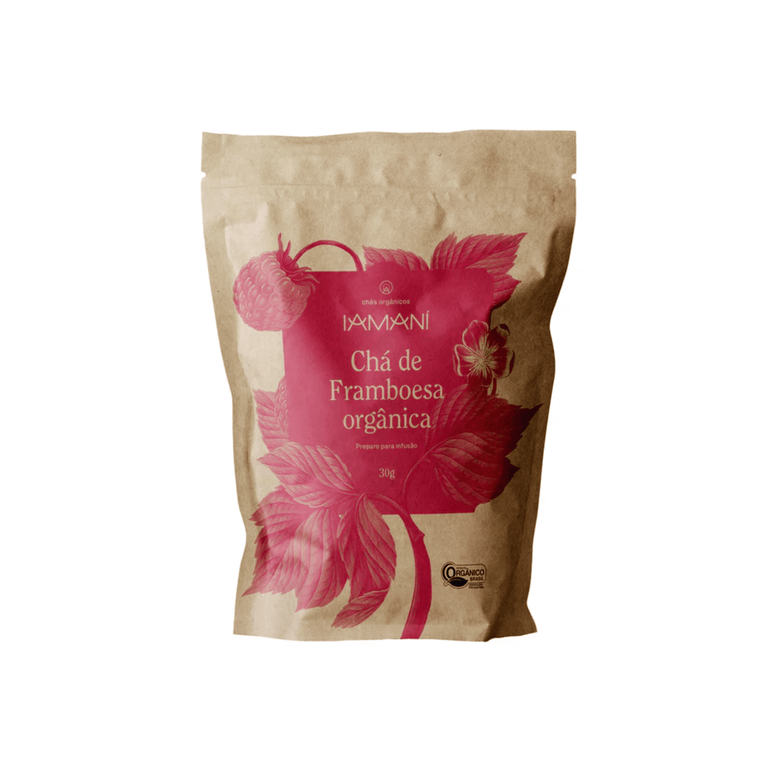Chá Folhas de Framboesa Orgânica 30g - Iamaní