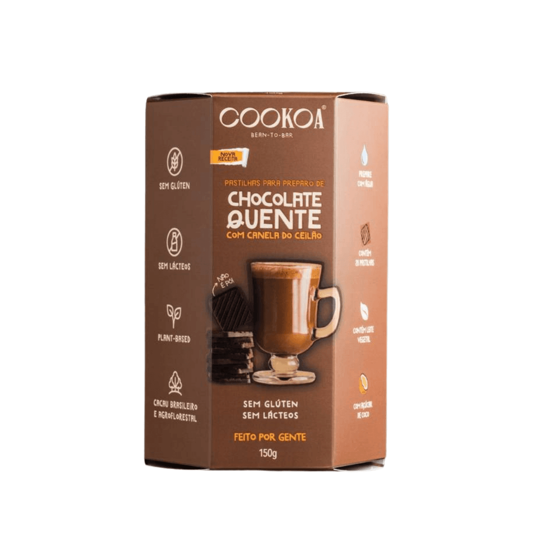 Chocolate Quente Em Pastilhas 150g Cookoa
