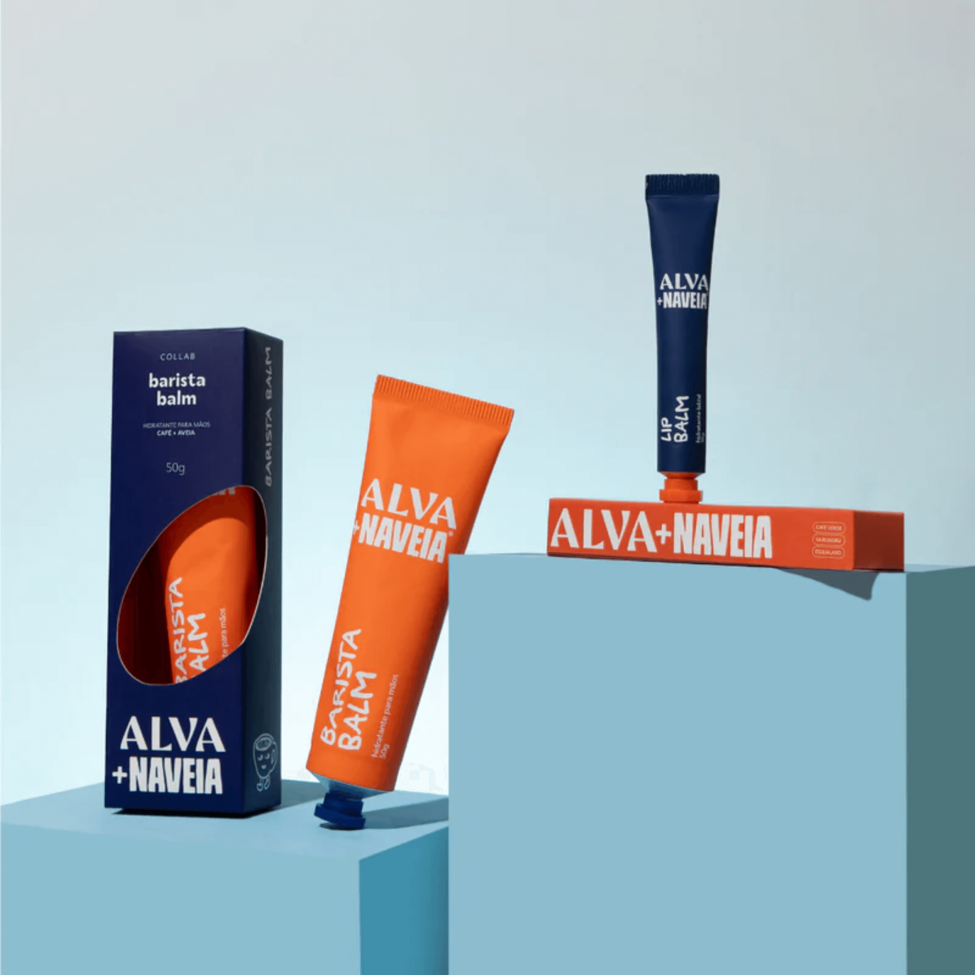 Kit Lip Balm e Barista Balm Collab Alva + Naveia