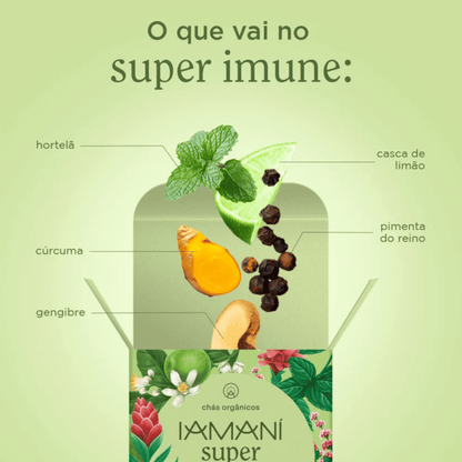 Chá Funcional Orgânico Super Imune - Iamaní