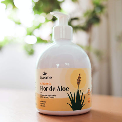 Sabonete Flor de Aloe 480ml - Livealoe