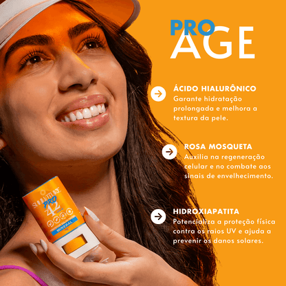 Protetor Solar Mineral em Bastão Sunnature Pro Fps 42 13g - BioBio