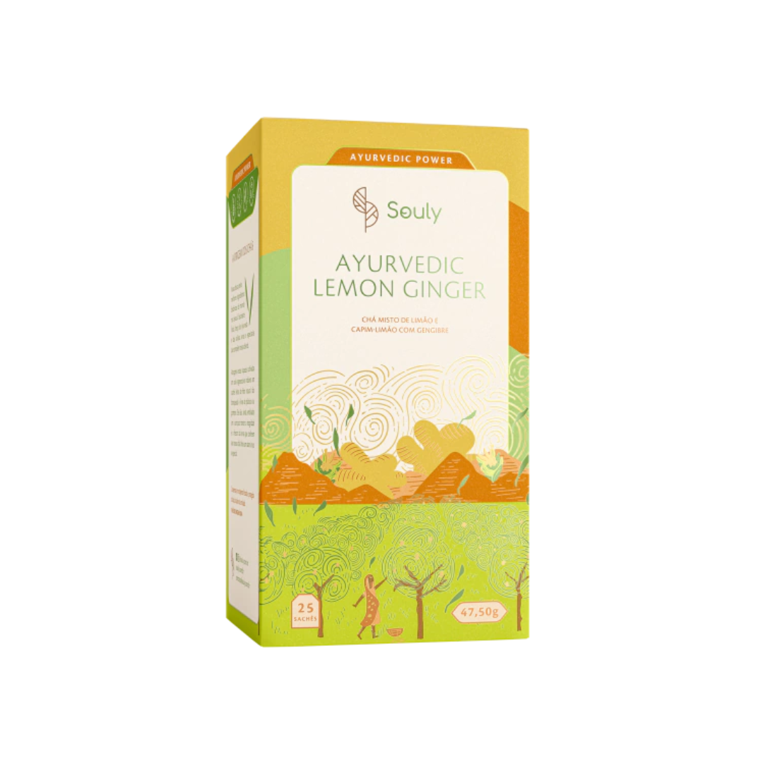 Chá Ayurvedic Lemon Ginger - Souly