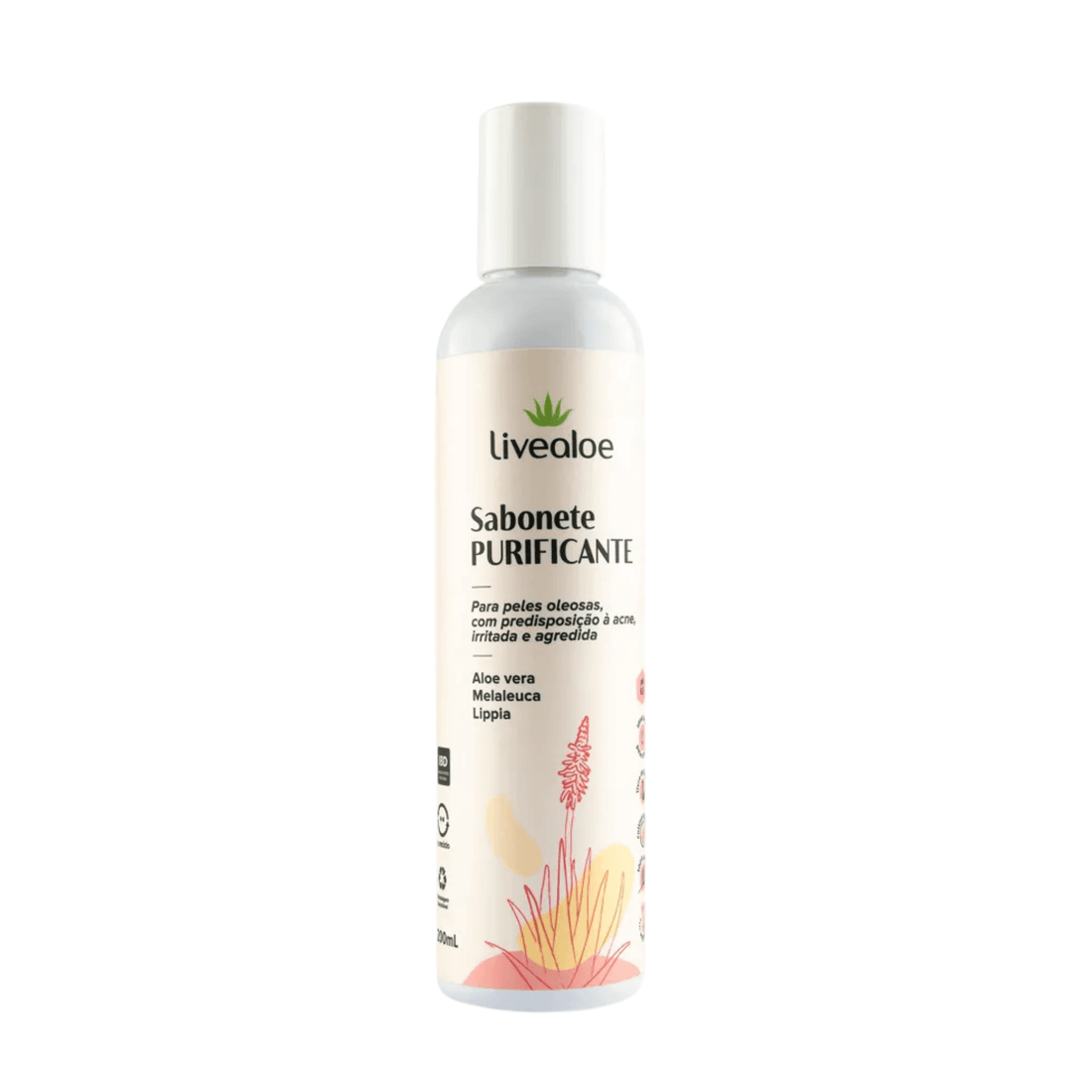Sabonete Purificante 200ml - Livealoe