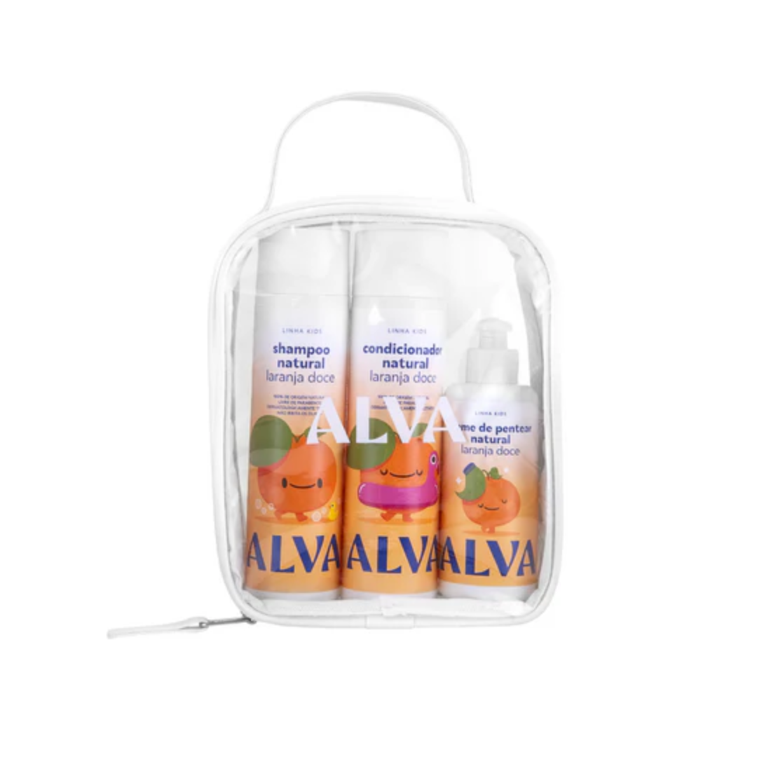 Kit Capilar Infantil Laranja Doce Alva Personal Care