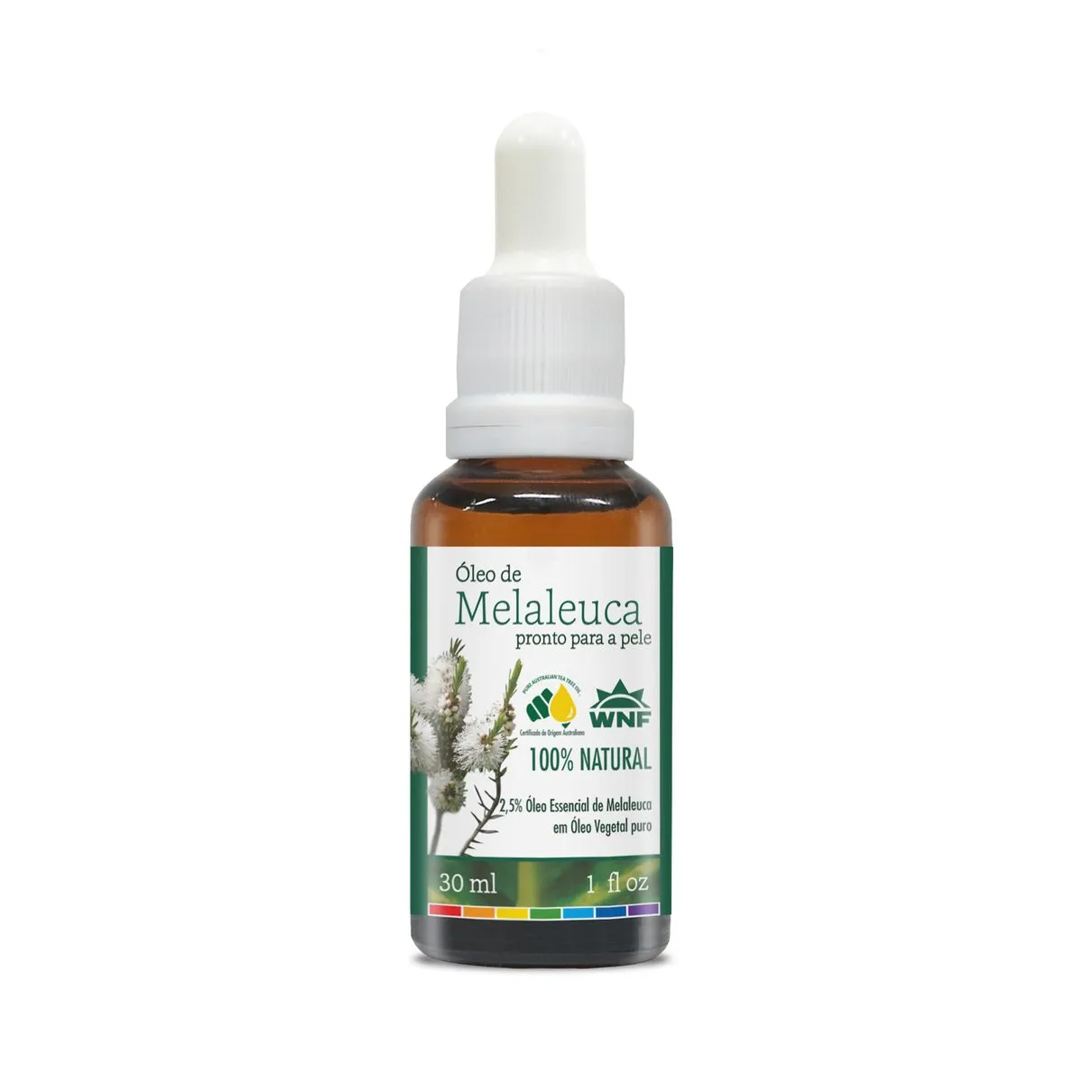 Óleo de Melaleuca Pronto Para a Pele 30ml - WNF