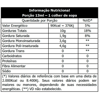 Óleo de Semente de Abóbora Premium 250ml - Souly