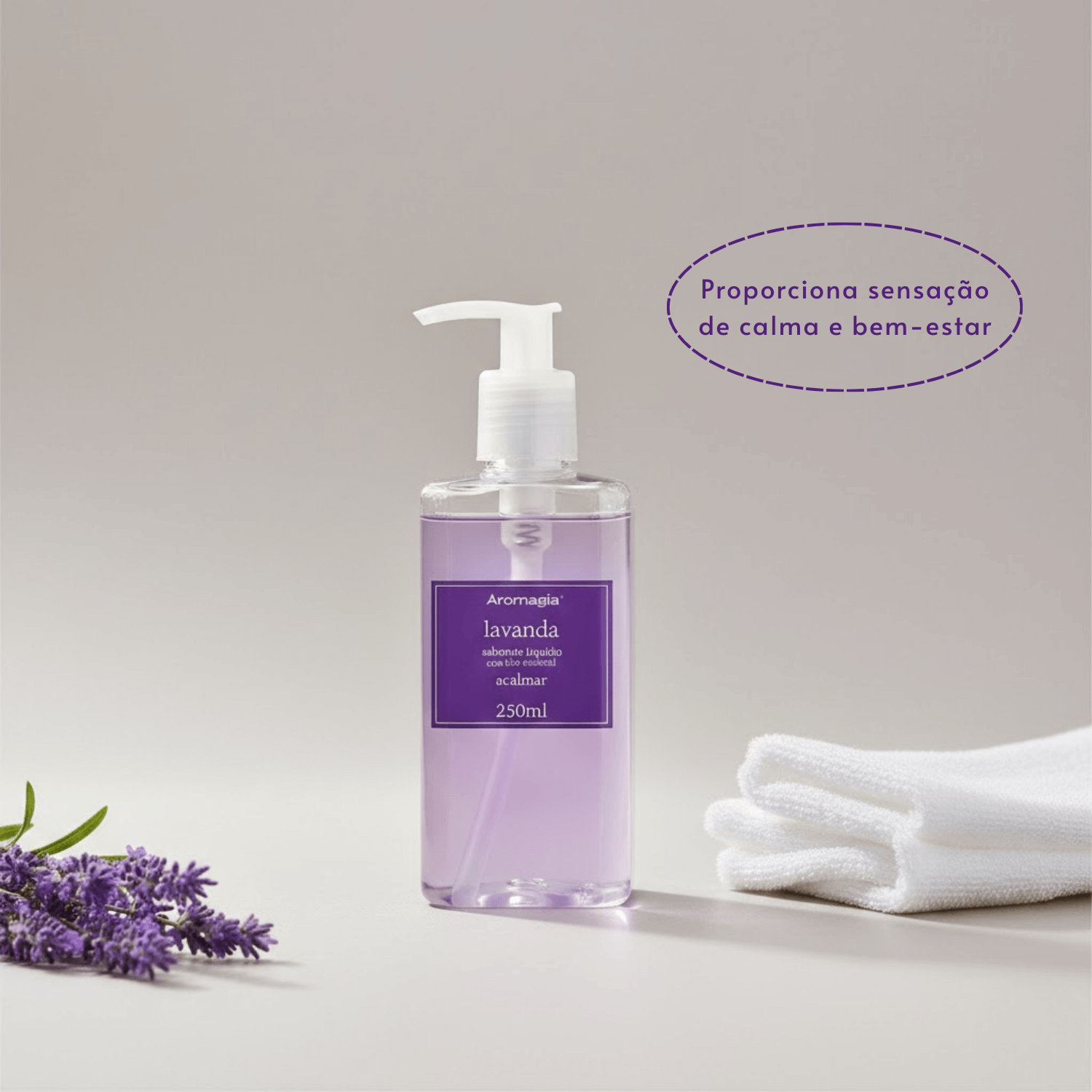 Sabonete Líquido Aromagia Lavanda 250ml - WNF