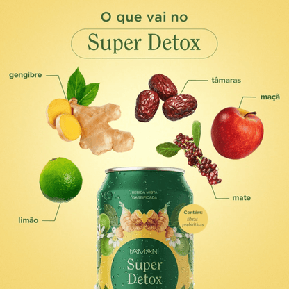 Chá Gaseificado Super Detox 355ml - Iamaní