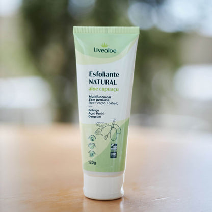 Esfoliante Natural Aloe Cupuaçu 120g - Livealoe