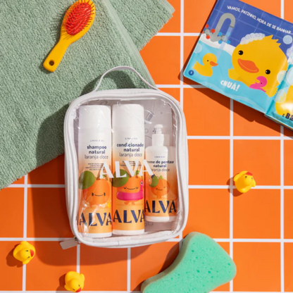 Kit Capilar Infantil Laranja Doce Alva Personal Care