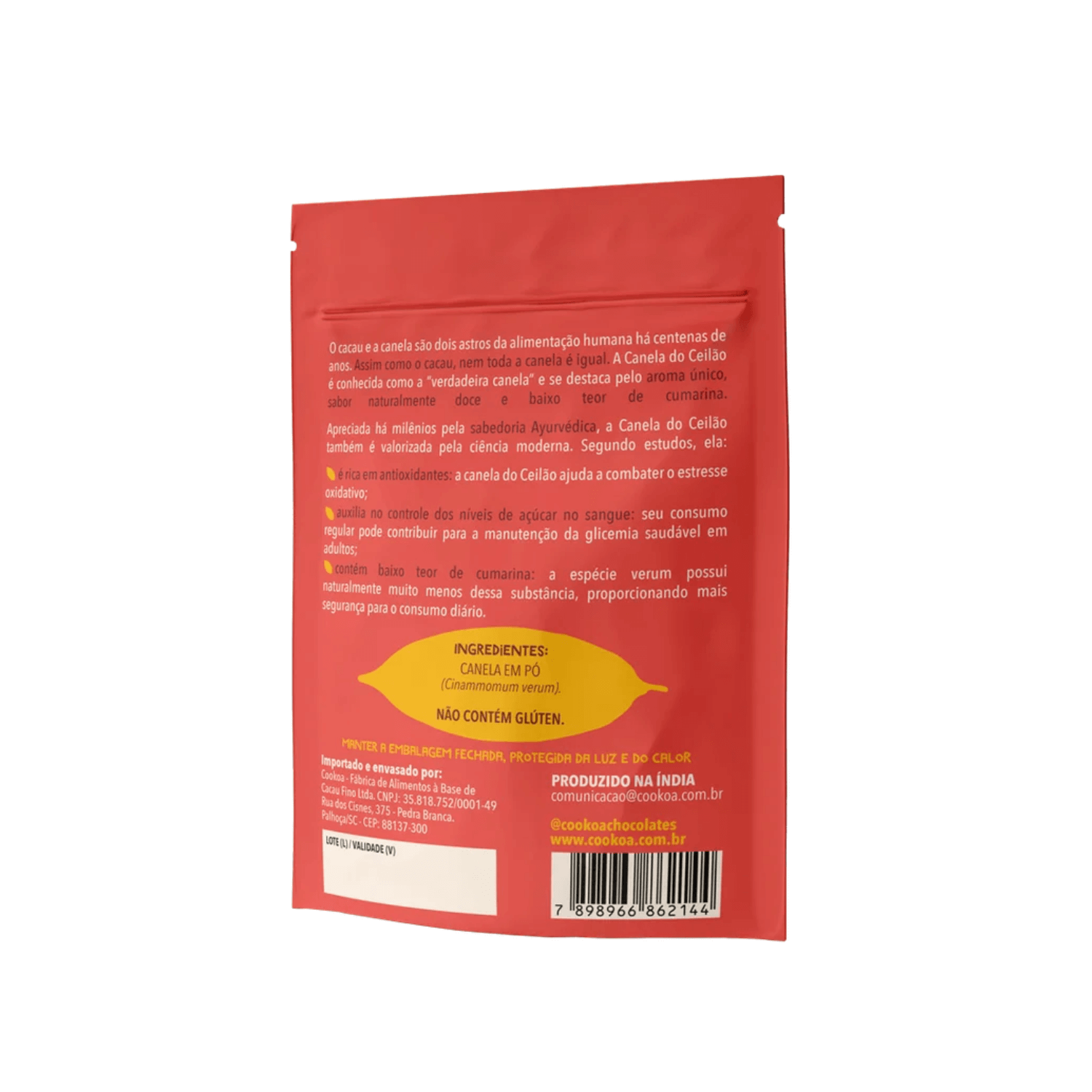 Canela do Ceilão em Pó 60g - Cookoa