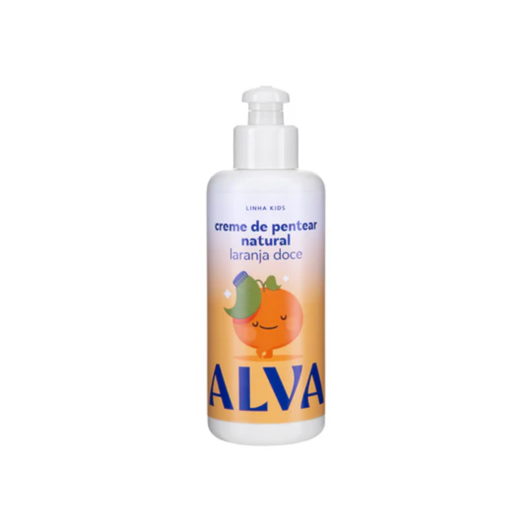 Creme para Pentear Infantil Laranja Doce e Baunilha 160ml - Alva