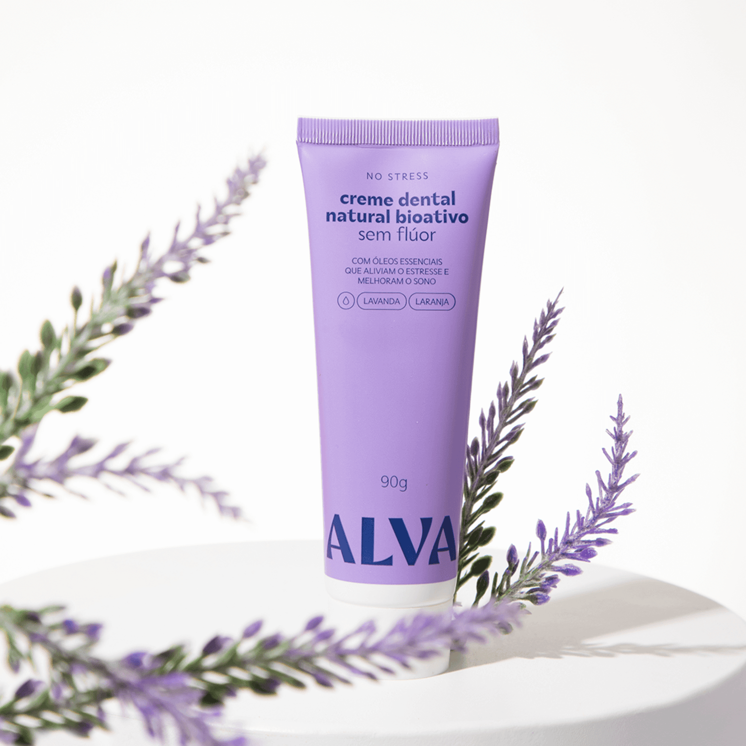 Creme Dental Natural Bioativo NO STRESS 90g - Alva