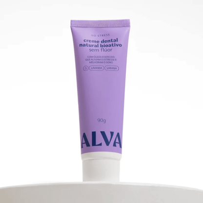 Creme Dental Natural Bioativo NO STRESS 90g - Alva