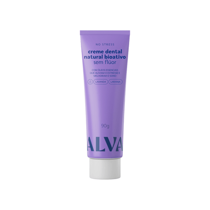 Creme Dental Natural Bioativo NO STRESS 90g - Alva