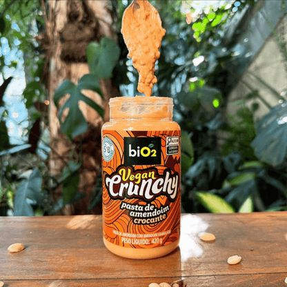 Vegan Crunchy Pasta de Amendoim Crocante 420g - biO2