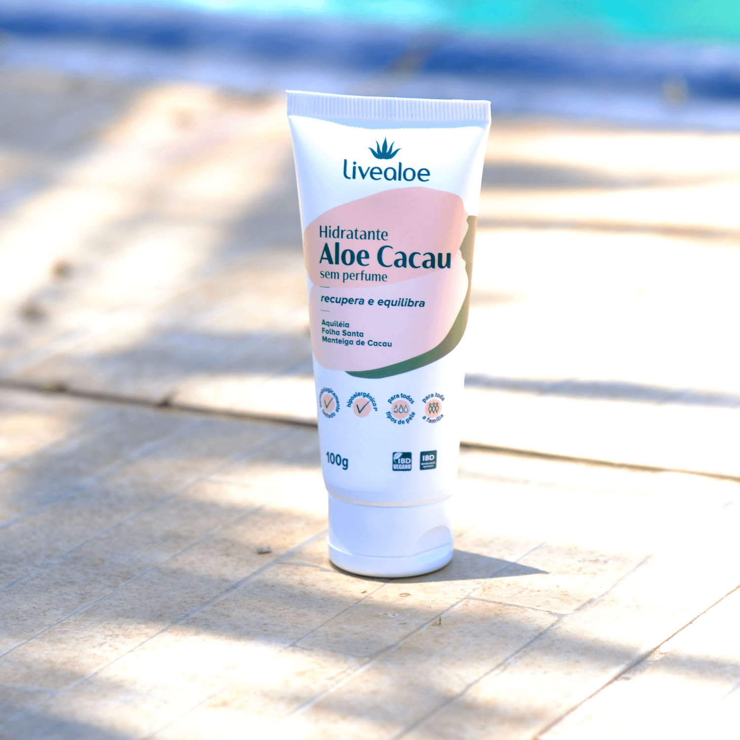 Hidratante Aloe Cacau Sem Perfume 100g - Livealoe