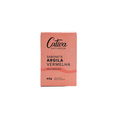 Sabonete Argila Vermelha 60g - Cativa