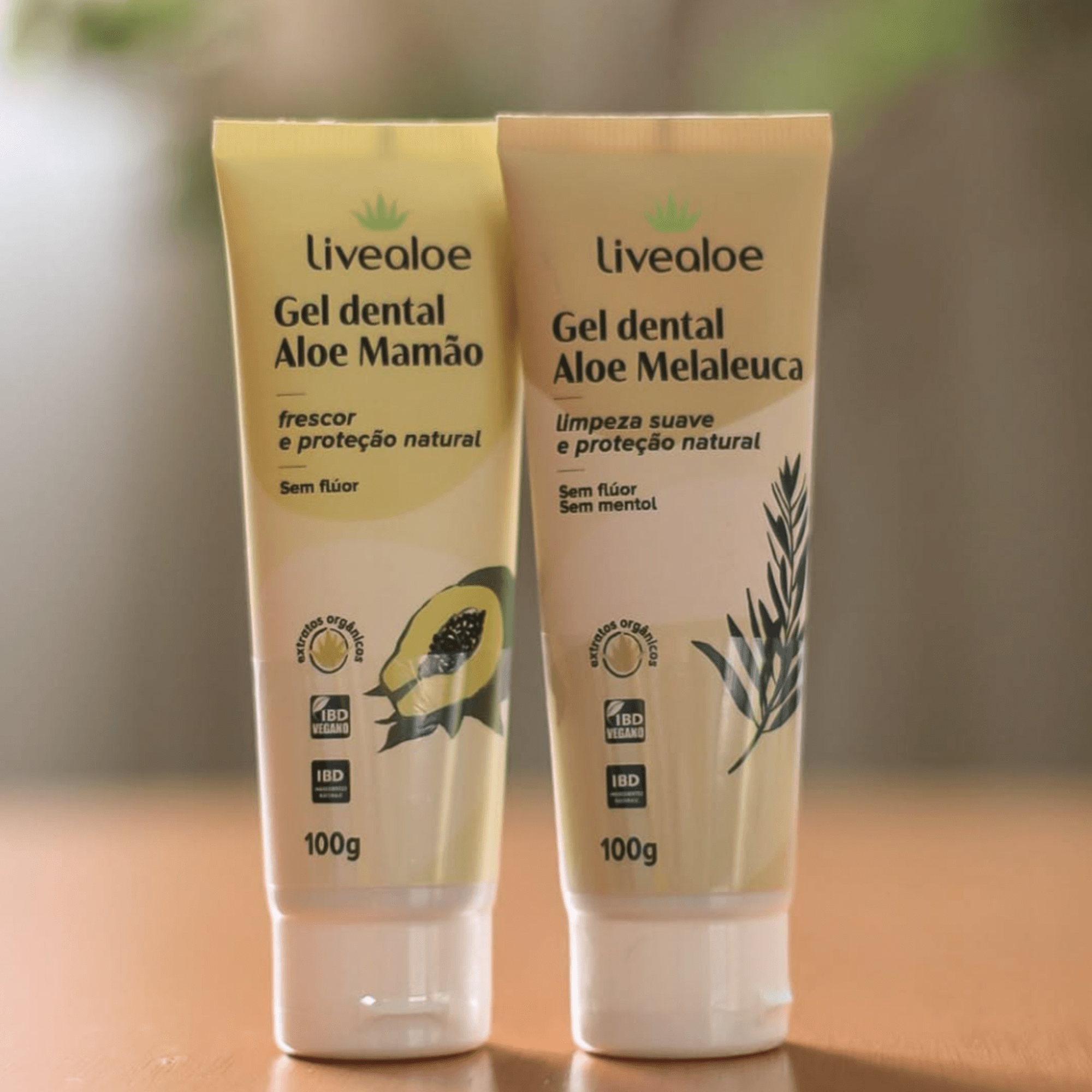 Gel Dental Natural Aloe Melaleuca 100g - Livealoe