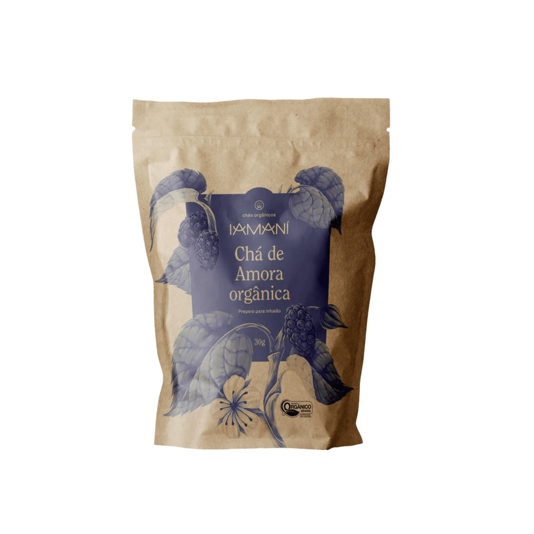 Chá Folhas de Amora Orgânica 30g - Iamaní