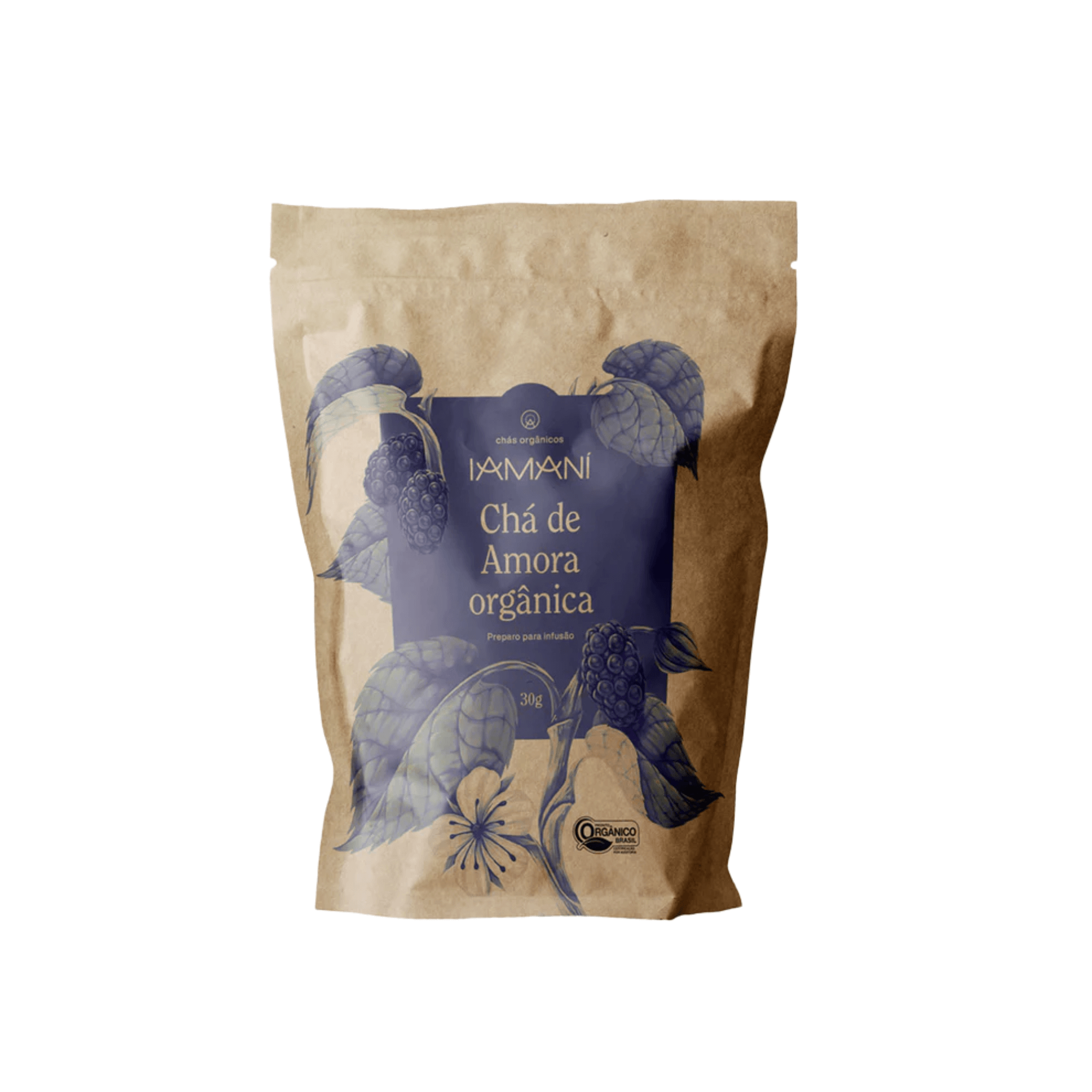 Chá Folhas de Amora Orgânica 30g - Iamaní