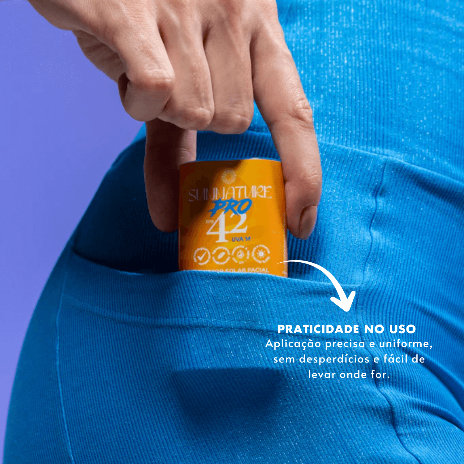 Protetor Solar Mineral em Bastão Sunnature Pro Fps 42 13g - BioBio