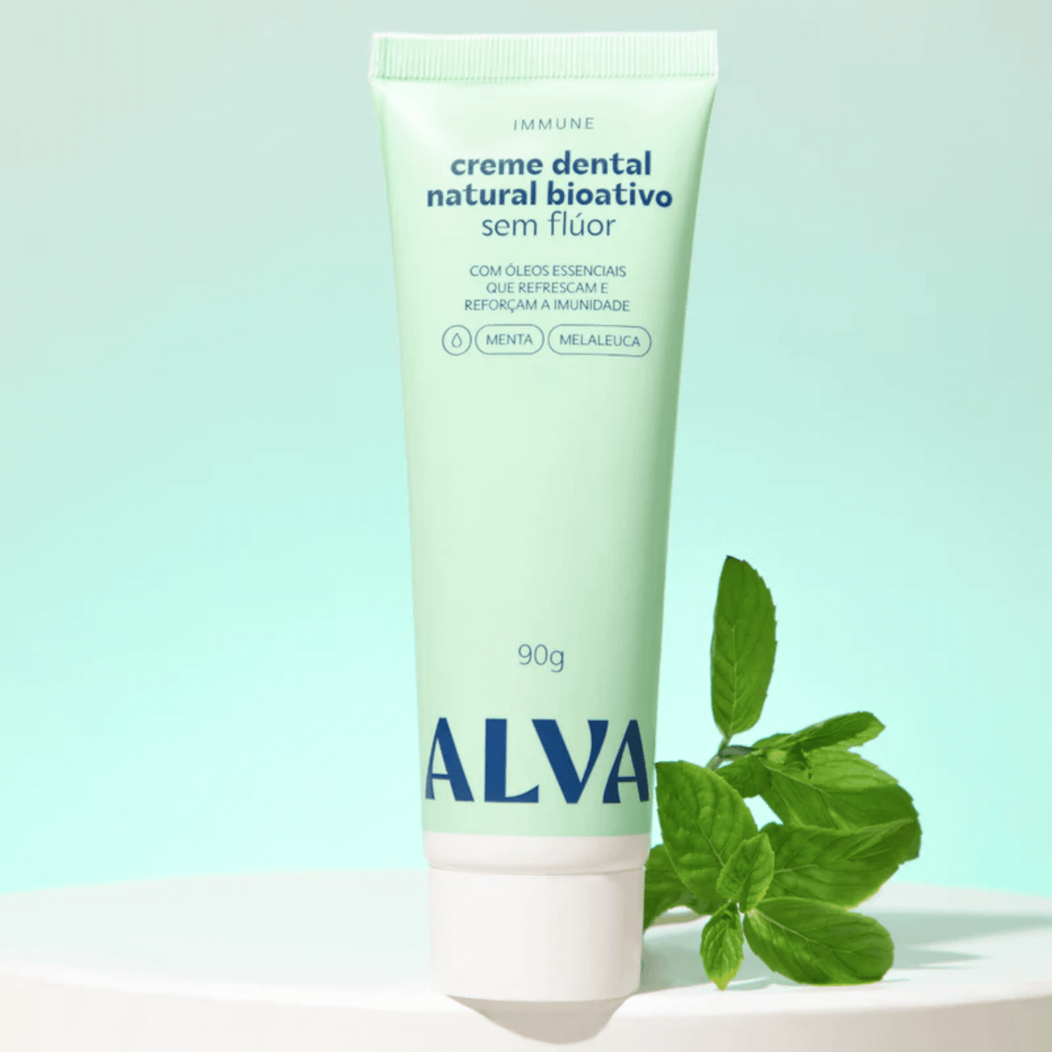 Creme Dental Natural Bioativo IMMUNE 90g - Alva