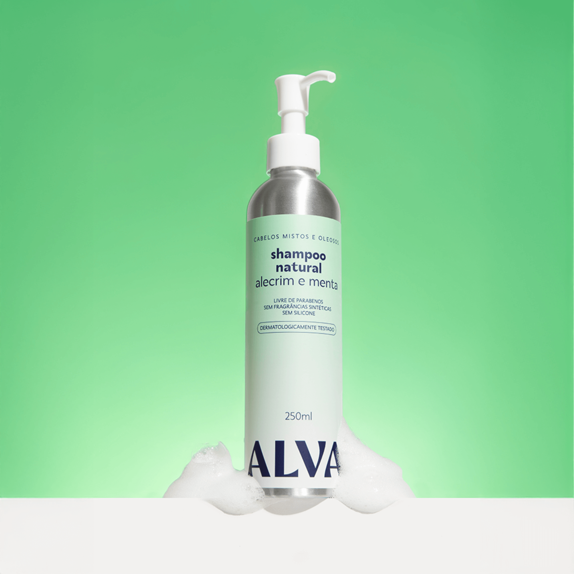 Shampoo Alecrim e Menta 250ml - Alva